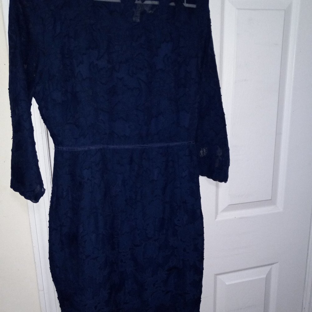 Blue navy dress
